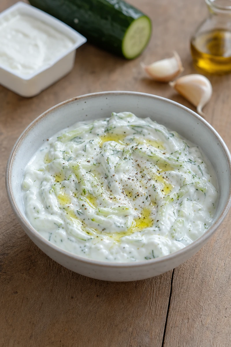 Tzatziki au St Môret et aneth