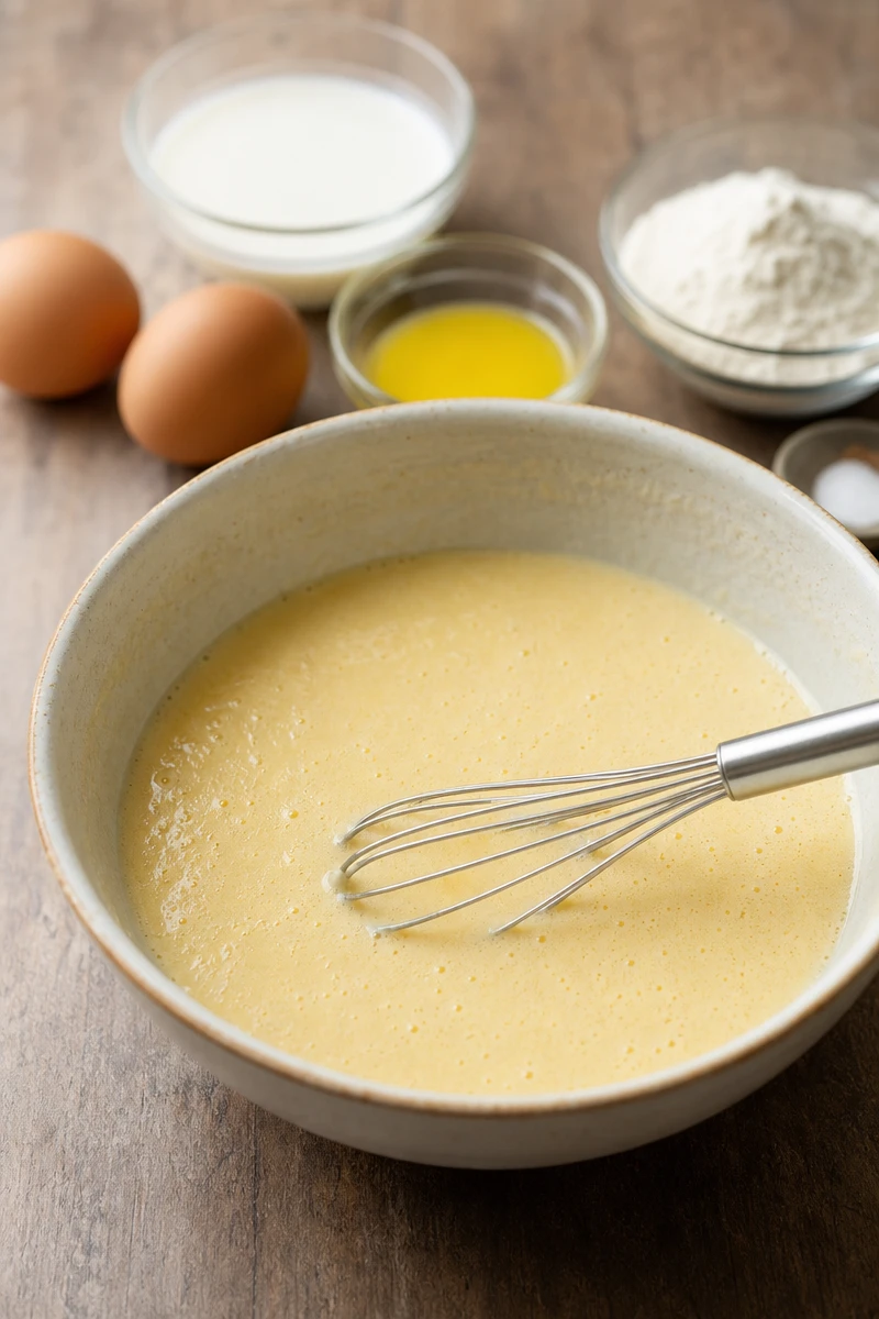 Pâte classique pour crêpes