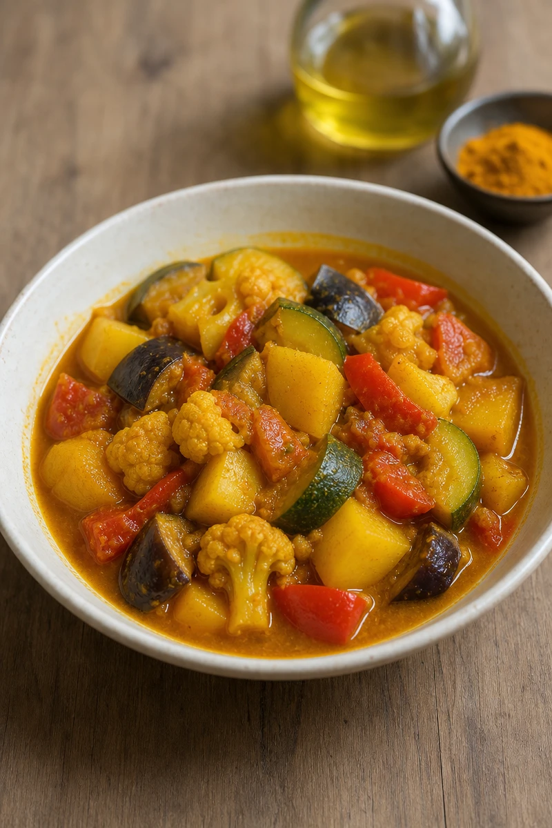 Curry doux aux légumes