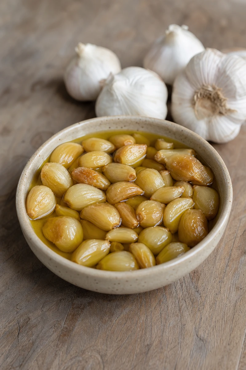 Recette ail confit au Airfryer Facile et Parfumé
