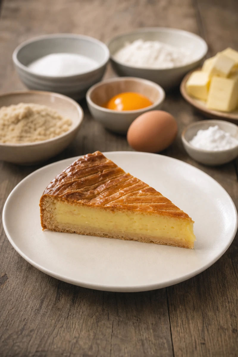 Gâteau basque à la crème pâtissière