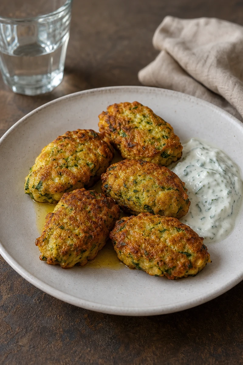 Beignets grecs de courgette à la féta