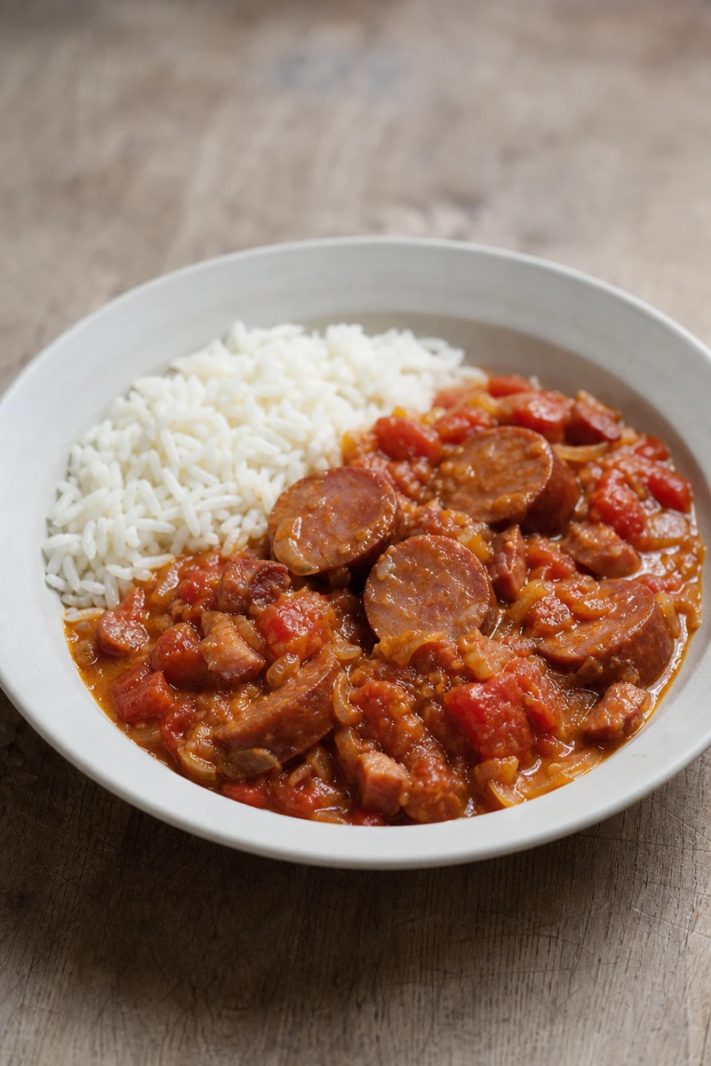 Le rougail saucisses