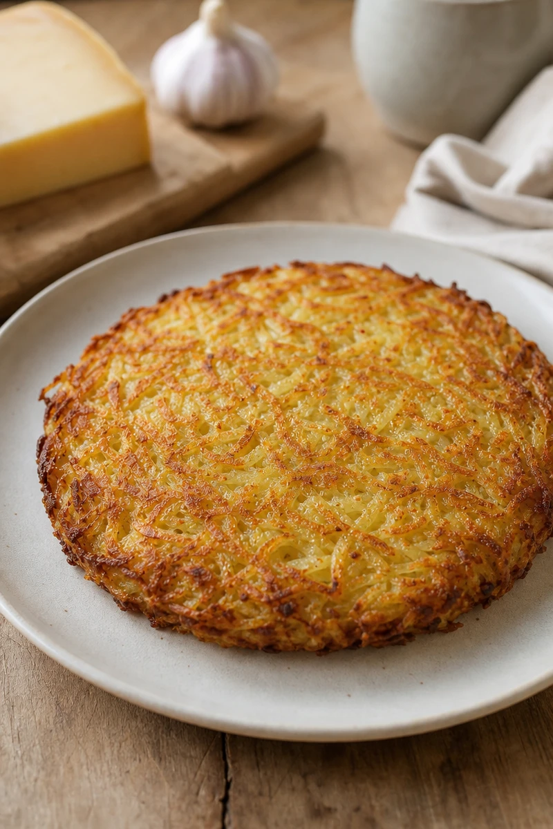 Crousti-galette de pommes de terre au comté