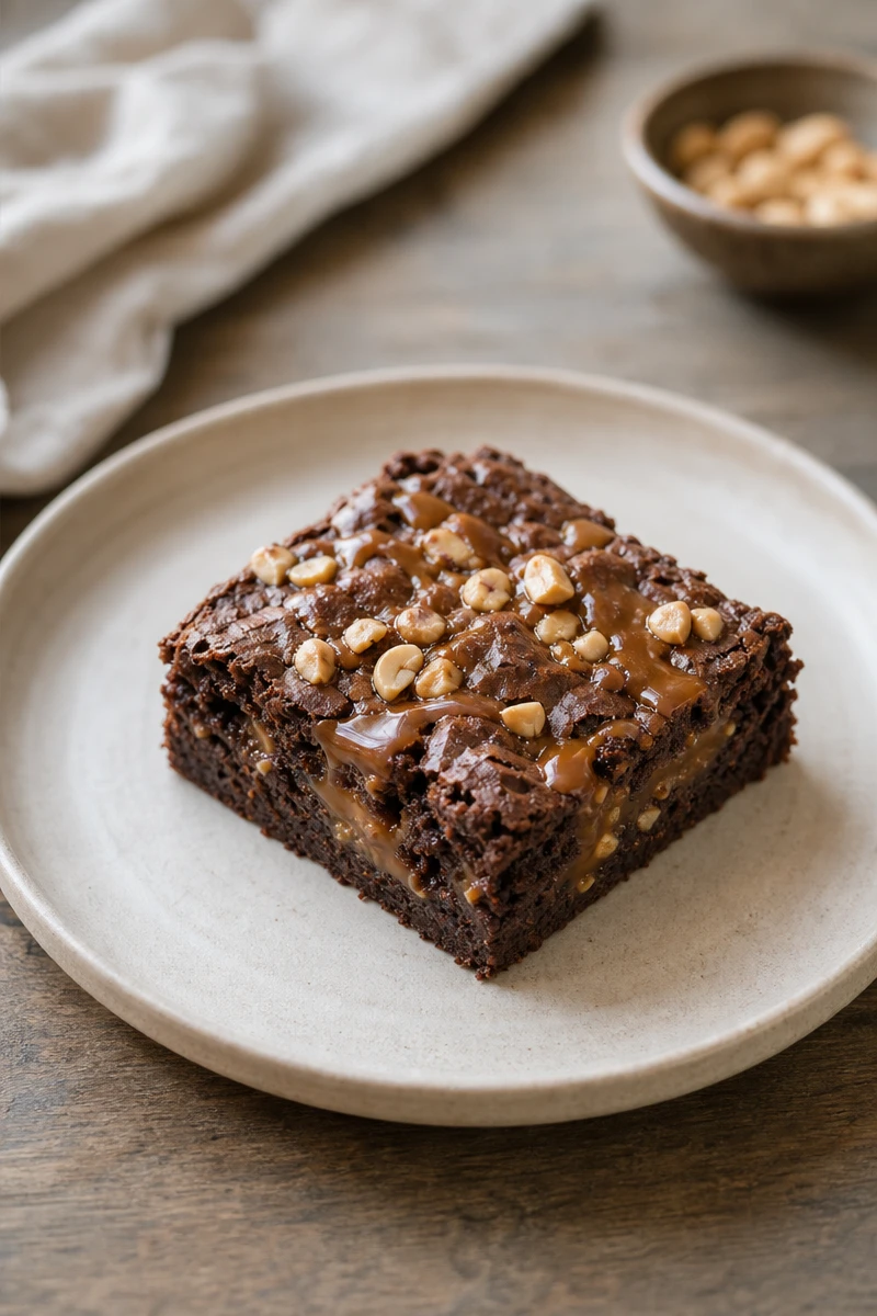 Brownie façon Snickers