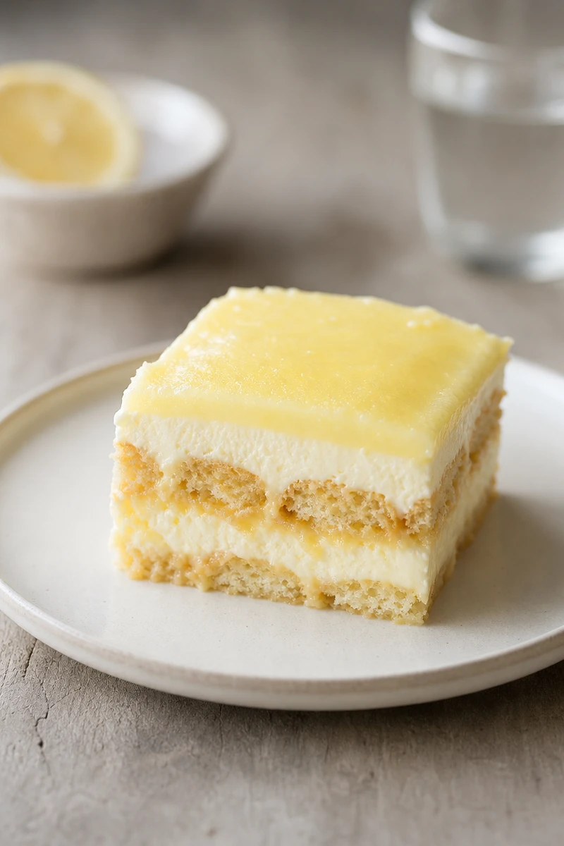 Tiramisu revisité au citron