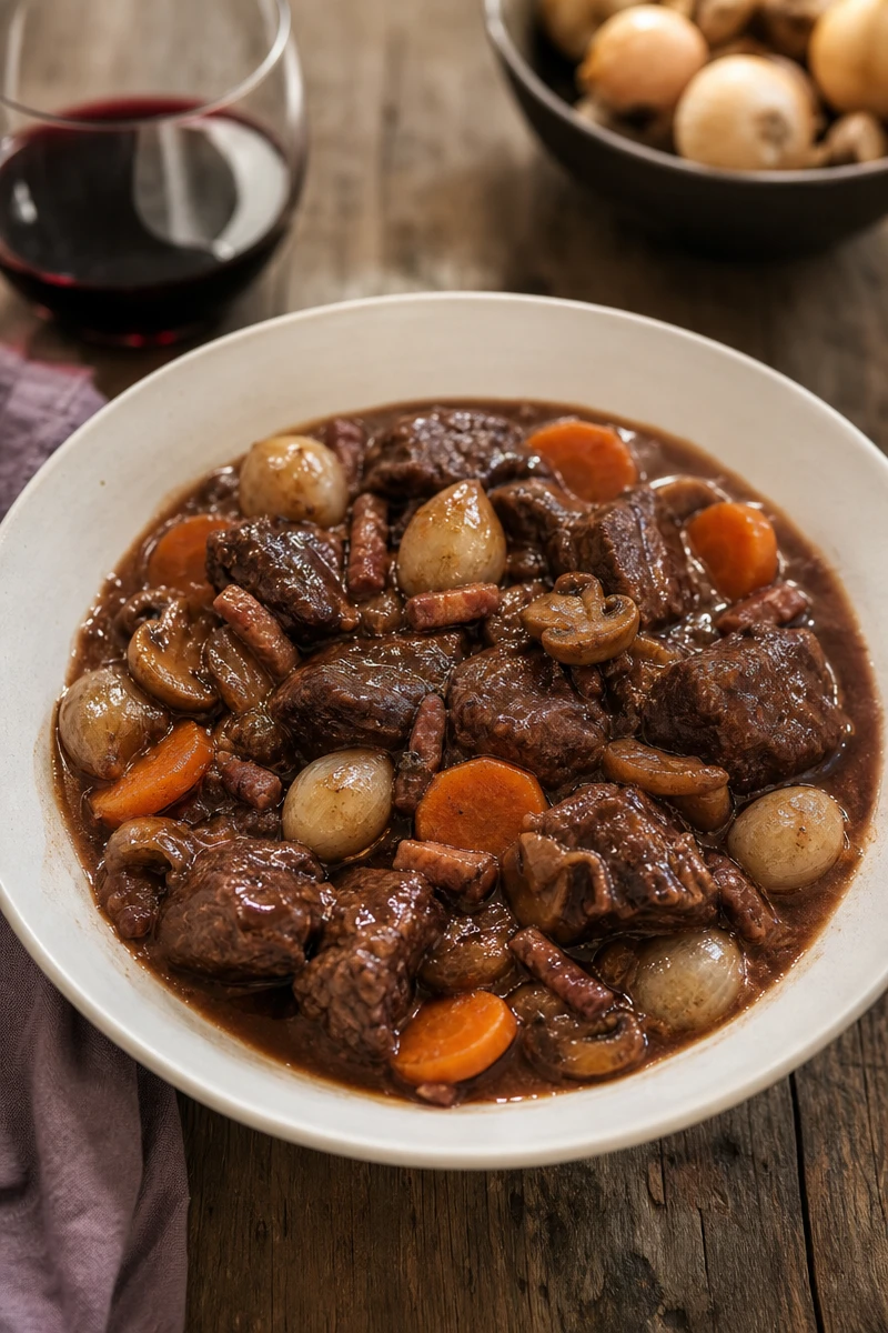 Bœuf bourguignon : recette traditionnelle