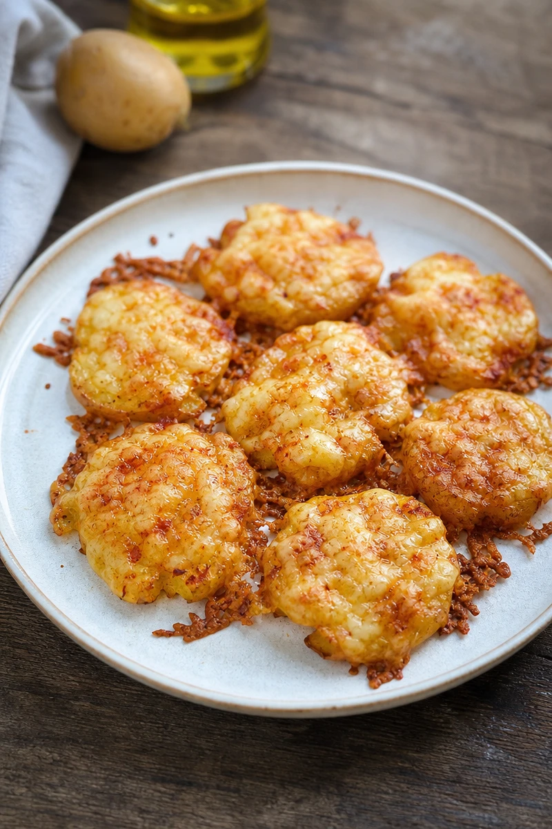 Smashed potatoes aux fromages