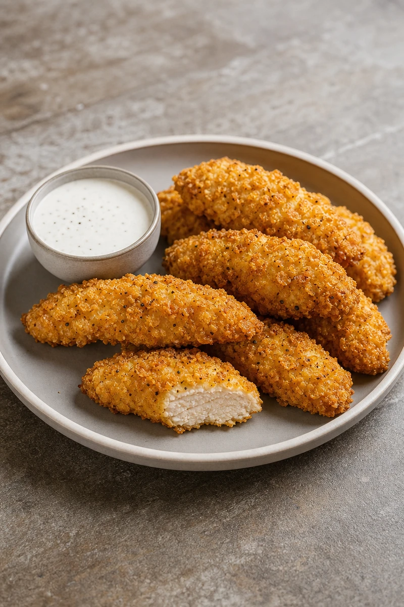 Tenders de poulet au citron et au poivre