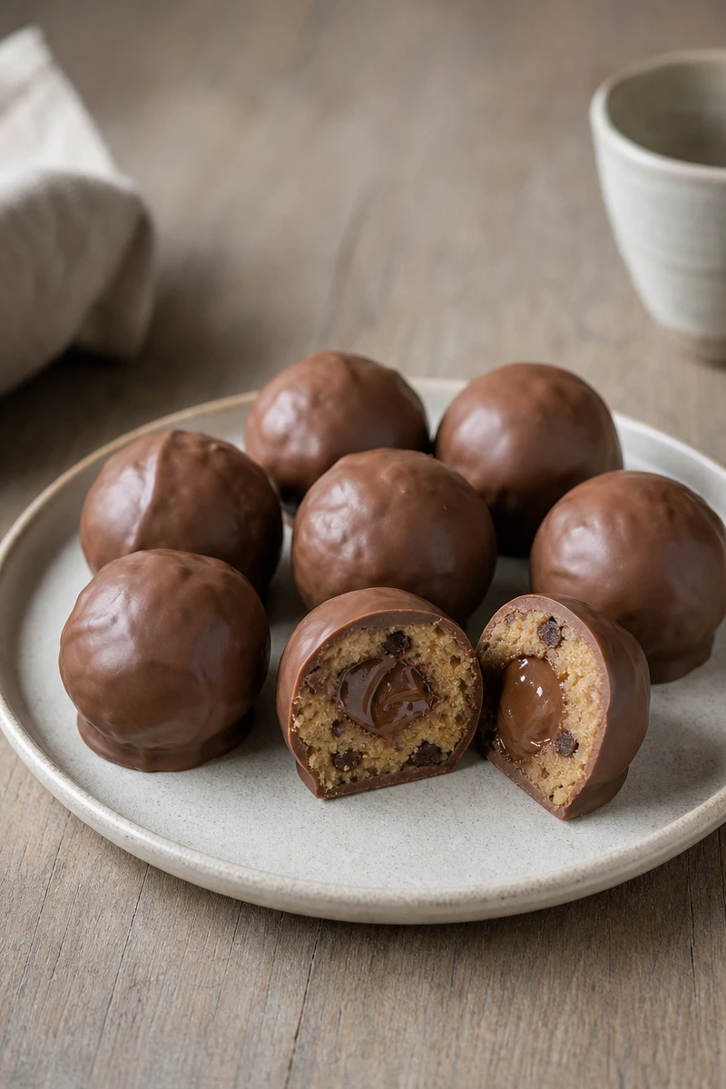 Cookie dough cœur fondant
