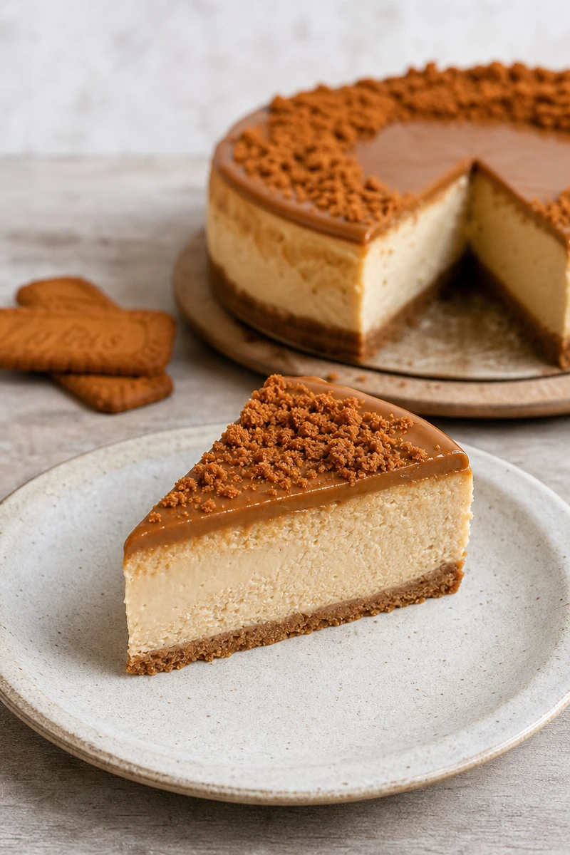 Cheesecake vanille et Biscoff