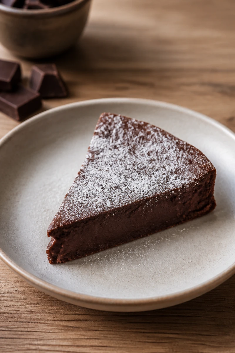 Gâteau fondant au chocolat et au skyr