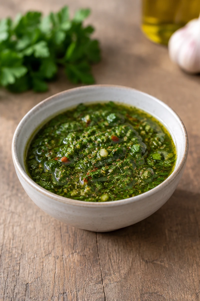 Chimichurri au persil frais