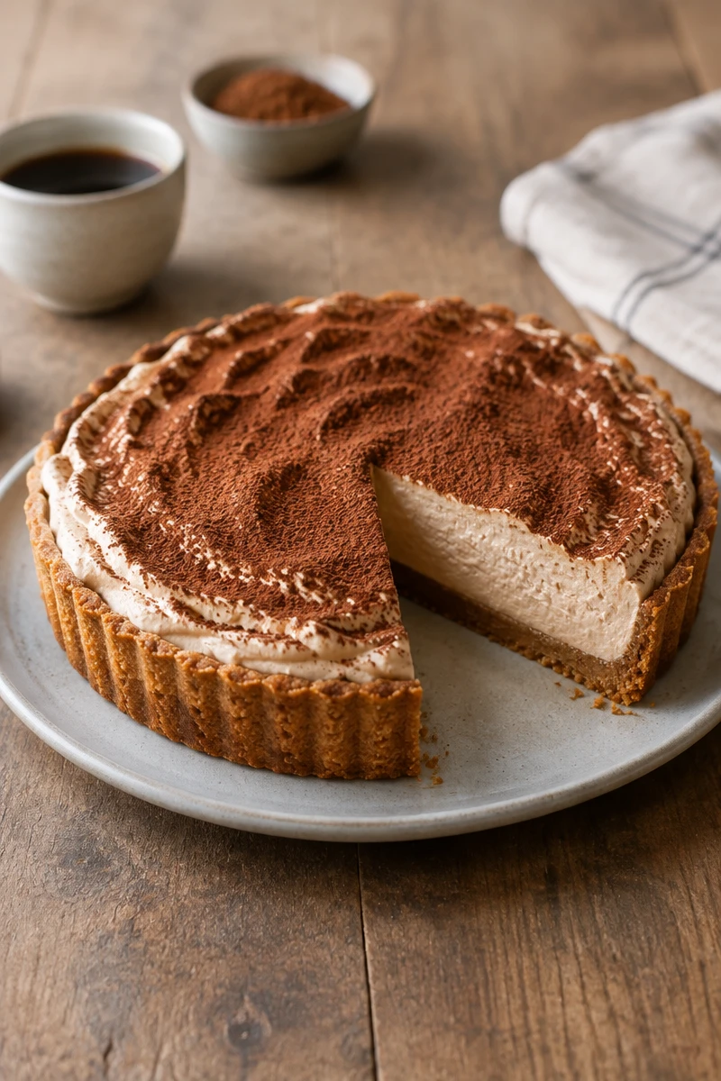 Tarte moka sans cuisson