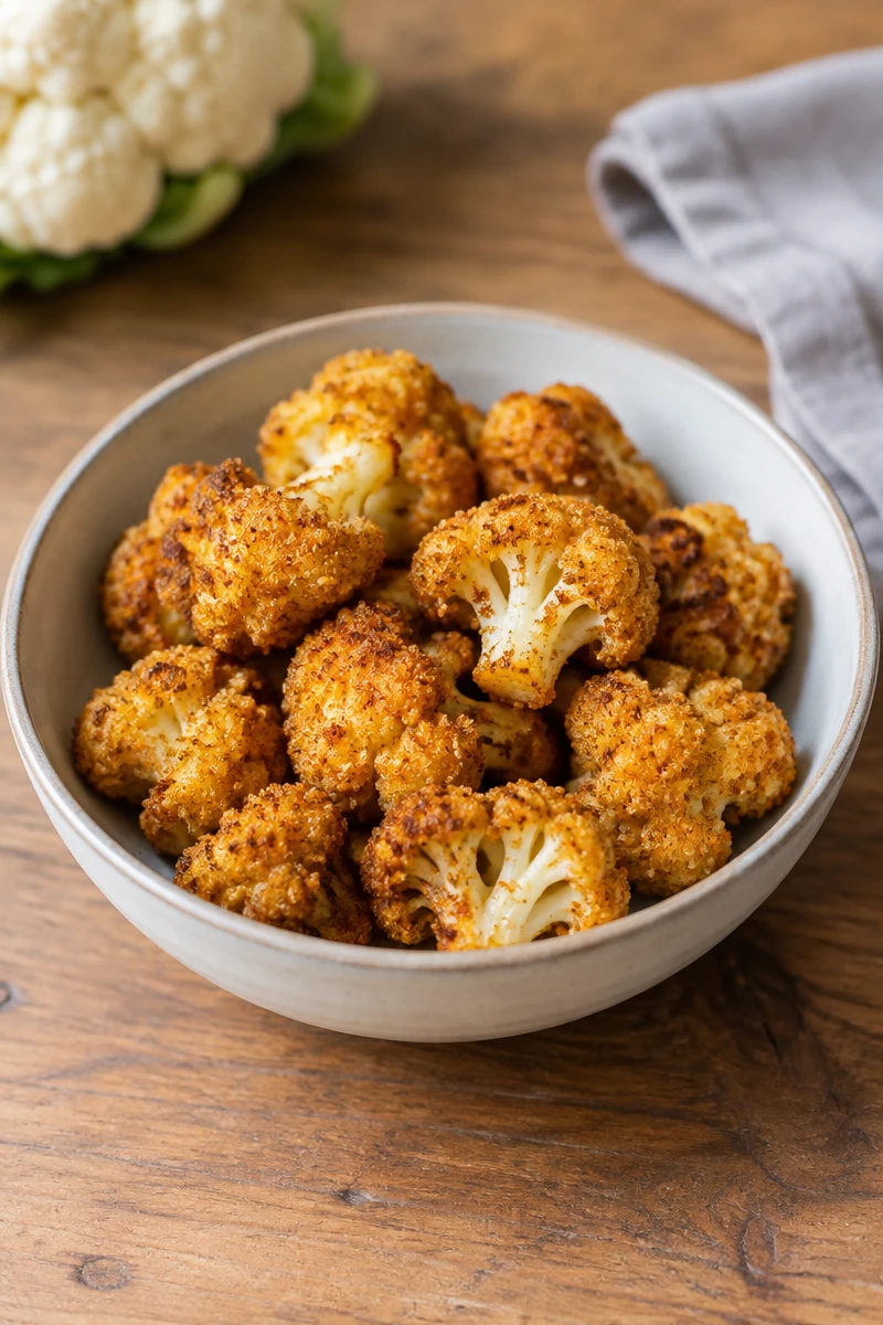 Bouchées croustillantes de chou-fleur