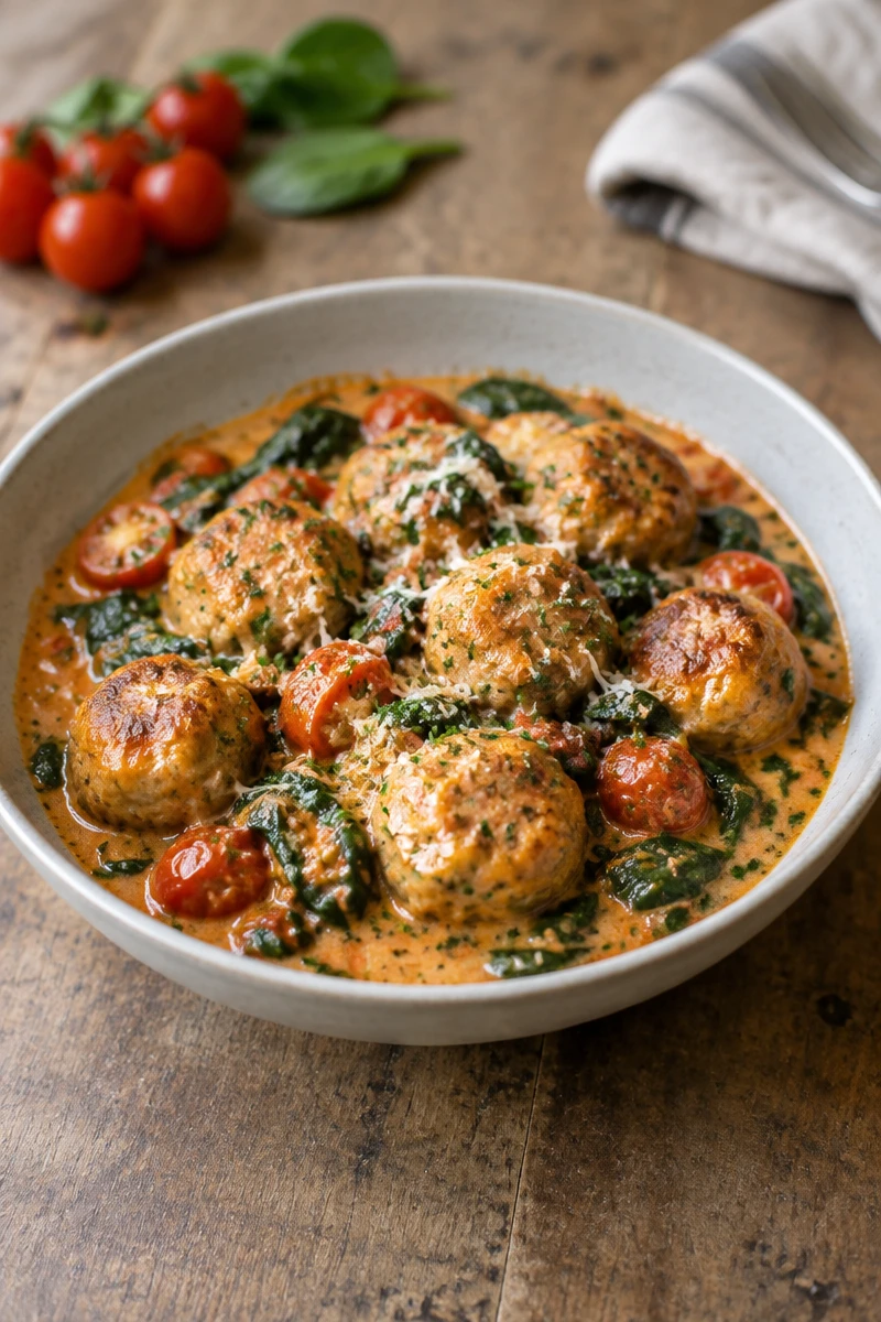 Boulettes de poulet à la toscane