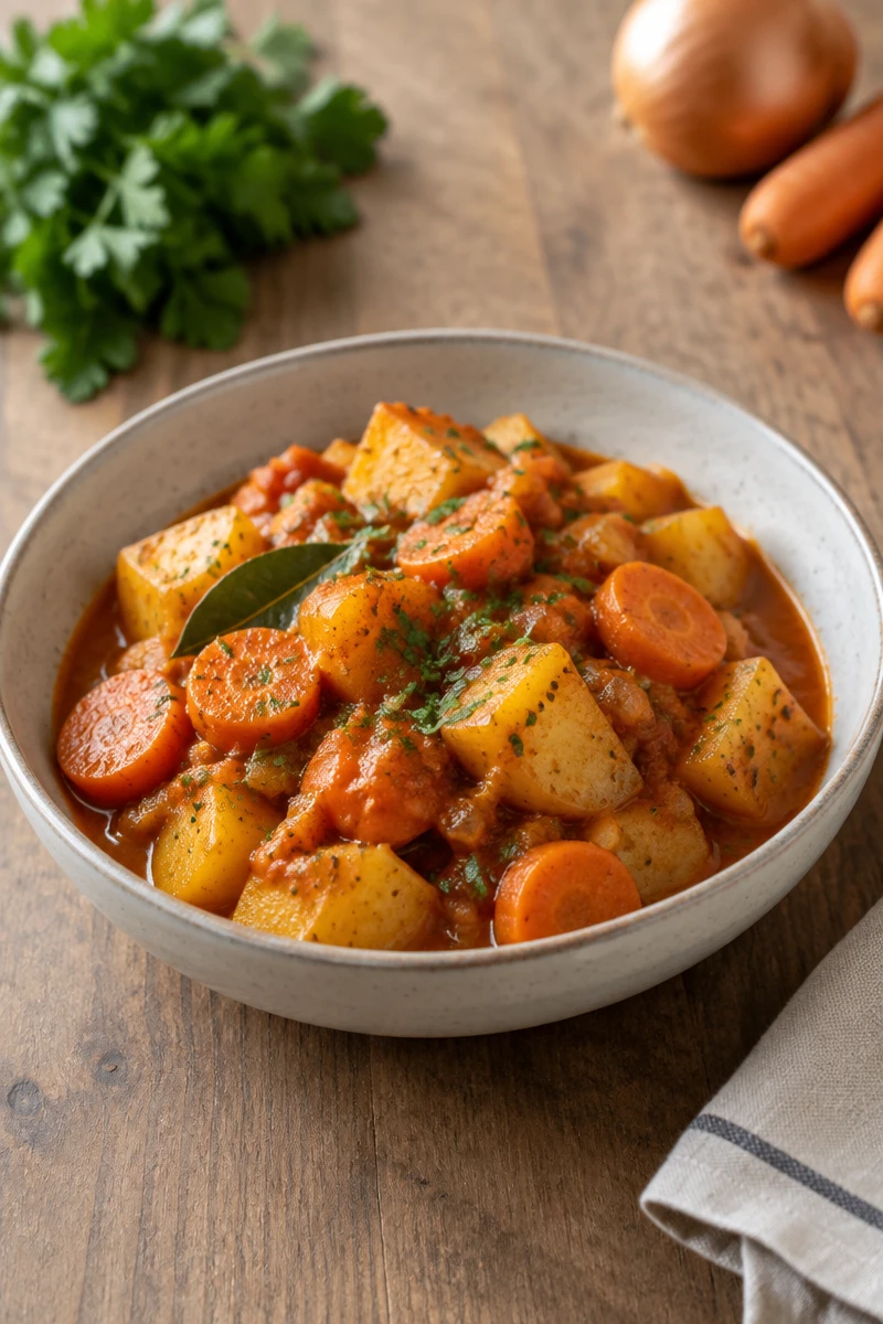 Ragoût de pommes de terre à l'ancienne